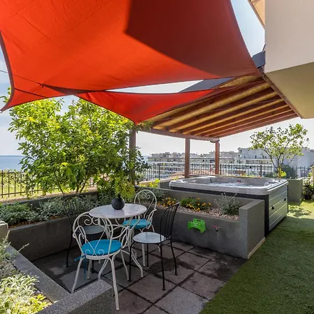 Seaview&jacuzzi 2br * Split